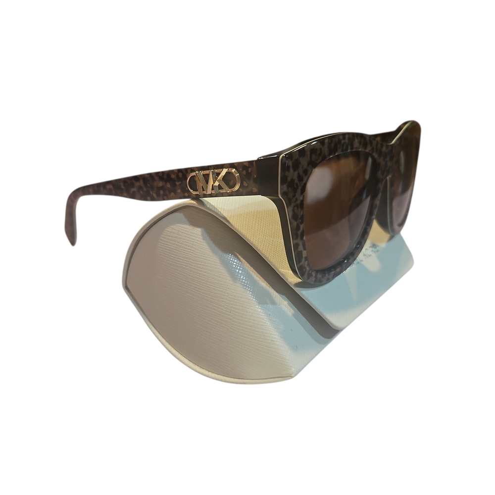 Michael Kors Woman Empire Square 2193U Authentic Leopard Print Sunglasses - Picture 10 of 13